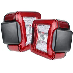 Euro Version Red Led Rücklichter Brems blinker für Wrangler JL 2018