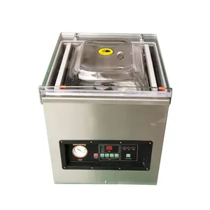 DZ400-sellador al vacío semiautomático, Mini máquina de envasado al vacío para alimentos, arroz, carne y pescado