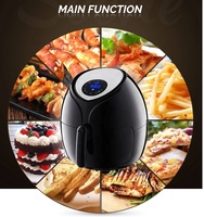 Friteuse à air automatique 5,5 L 1800 W, saine et sans huile