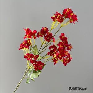 ช่อดอกไม้ประดิษฐ์จากผ้าไหม ทนทาน ใช้ตกแต่งงานแต่งงานและบ้าน - Product Image 3