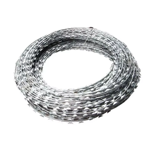 <b>Garden</b> Farm Enhanced Safety High Quality Standard Size Airport Razor Barbed <b>Wire</b> Coil Iron <b>Wire</b> Galvanized Anti-Climbing Hot - Product Image 2
