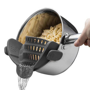 Термостойкий, прочный, пищевой, экологичный, многоразовый силиконовый фильтр-сетка для кастрюль и сковородок, кухонный инструмент для овощей и фруктов - Product Image 6