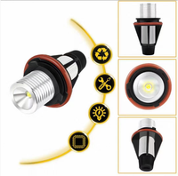 Feux de croisement LED Angel Eyes modifiés, feux de conduite à changement de couleur 12V neufs pour E60 E83 E53 E66 E65 E87 E90 E39 E46