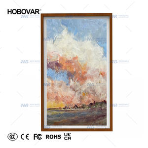 Señalización digital de 23,8 pulgadas Wifi 4K Foto <span class=keywords><strong>Video</strong></span> NFT Máquina de visualización de canciones y arte para ascensores y tiendas minoristas - Product Image 1