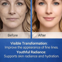 Crème Visage Hydratante Anti-Rides Naturelle au Peptide de Cuivre GHK-Cu, Éclaircissante, Soin de la Peau, Marque Privée