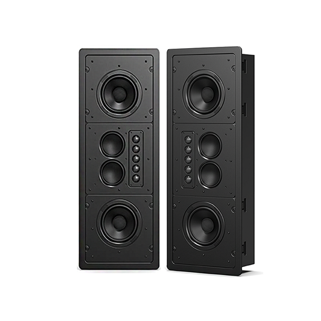 High End High Fidelity Wholesale Wall-Mounted 5.1 Channel 3-Driver Cinema Speaker System 2.5KHz 4.5-inch HANOWA Home Amplifier