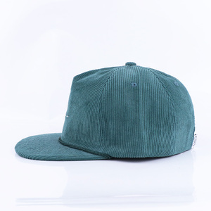 Casquette <span class=keywords><strong>Snapback</strong></span> Personnalisable Colorée avec Logo de Marque – Vente en Gros, Casquette <span class=keywords><strong>Snapback</strong></span> 5 Panneaux en Velours Côtelé avec Cordon - Product Image 4
