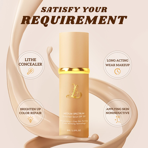 <span class=keywords><strong>Fondotinta</strong></span> 4 in 1 - <span class=keywords><strong>Fondotinta</strong></span> che Cambia Colore, Spettro Medio con <span class=keywords><strong>SPF</strong></span> 50, Correttore Liquido Idratante Ipoallergenico - Product Image 2