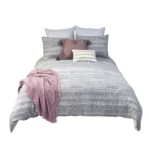 Grey Duvet Cover Set Organic Cotton comforter sets bedding luxury