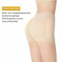 Offre Spéciale Butt Lifter culotte shapewear shorts éponge coussin shaper grande taille rembourré fesses hanche façonnage shaper pantalon pour les femmes