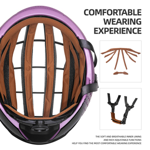 <span class=keywords><strong>Casque</strong></span> de vélo double Sport pour hommes professionnels pour femmes Design respirant ultra-léger pour la sécurité de la tête d'équitation de VTT de route - Product Image 3