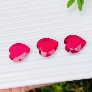 อัญมณีควอตซ์ทรงหัวใจแบบคู่ธรรมชาติสำหรับตัดเป็นอัญมณีที่ไม่เหมือนใครทำหินสำหรับจี้แหวนหรือคอลเลกชัน - Product Image 3