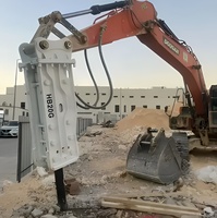 Marteau hydraulique HB20G pour la rupture de granit, équipement de construction, pour excavatrices de 18-21 tonnes R220 R235 R215, pièces et accessoires