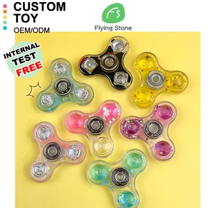 Factory Direct Sale Fingertip Gyro Classroom Silent Sensory Toy Desk Spinning Decompression Toy Fidget Spinners