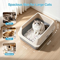 Litière pour chat AFP à contrôle puissant des odeurs avec des coussinets absorbants jetables super absorbants et des granulés absorbants les odeurs - 1,5 kg 4 L