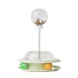 <b>Cats</b> <b>Interactive</b> <b>Toy</b> With Feeder Ball And Spring Catnip Stick For Play And Mental Stimulation - Product Image 2