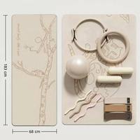 Kit de Yoga et Pilates YRXT en Gros - Tapis Dessiné à la Main, Ballon de Yoga, Anneau de Pilates, Entraînement de Force, Matériel PU, Unisexe