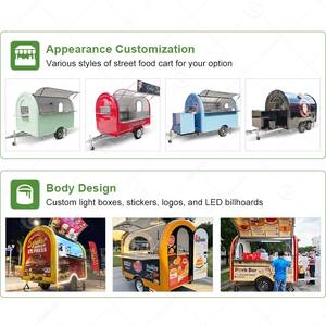 Cheap Mobile Street Coffee Trailer <b>Small</b> Hotdog Donut Vend Carnival Concession Food Stand Car for Sale - Product Image 5