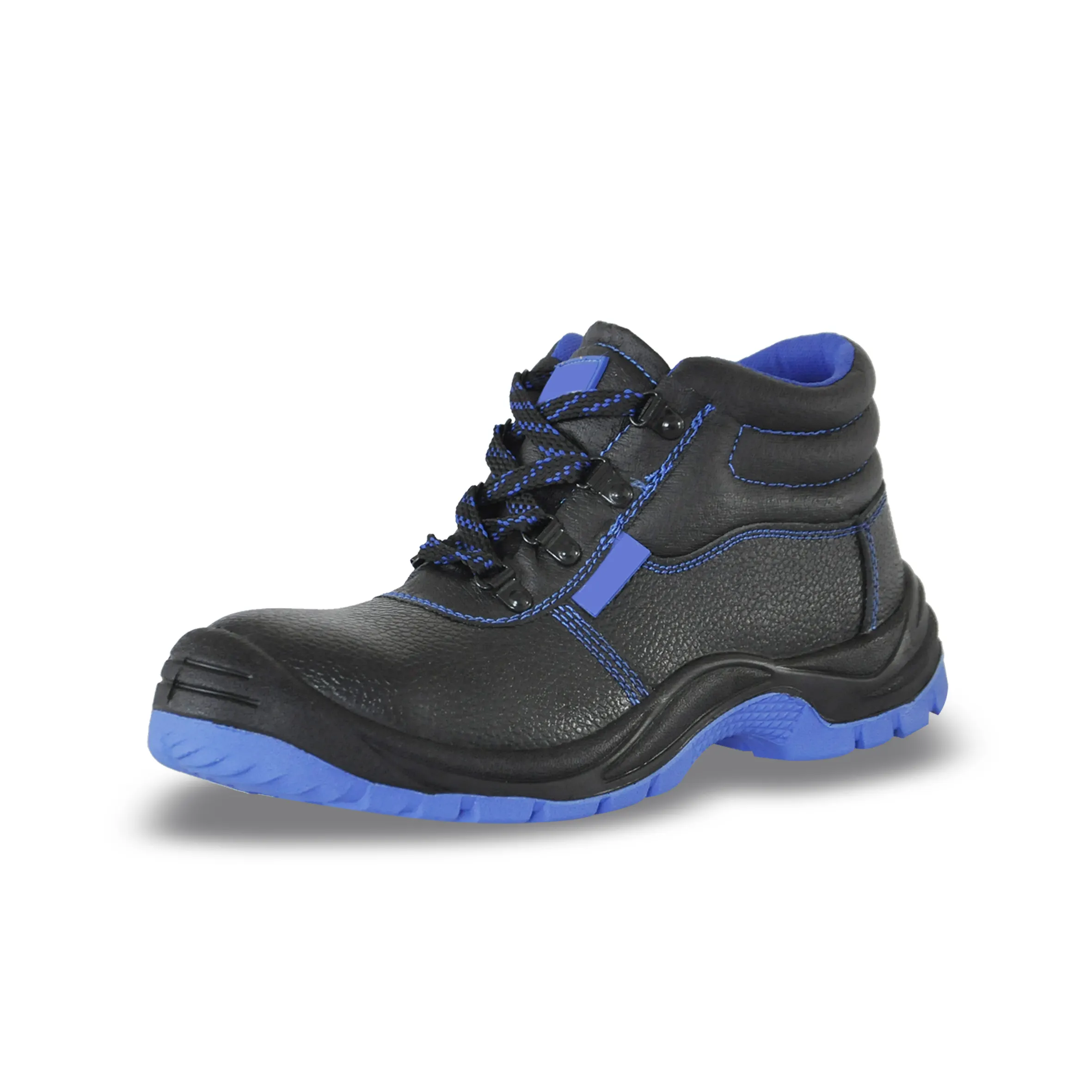 Botas de cuero para construcción Industrial, zapatos de trabajo de seguridad con punta de acero, certificado por CE, OEM, fabricante al por mayor
