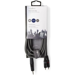 Câble audio stéréo 3,5 mm mâle vers 2x RCA mâle 1,5 m - Product Image 3
