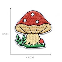 Offre Spéciale nouveau rond forme animale fleur Cactus champignon conception fer sur broderie patchs Badge pour la décoration