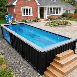 Piscine conteneur pour villas privées et hôtels de charme Installation rapide pour les familles et les opérateurs hôteliers Durable - Product Image 6