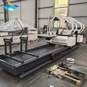 Sierra <span class=keywords><strong>Ingletadora</strong></span> Automática Industrial de 45 Grados con Amplio Rango de Corte, Máquina de Corte de Perfiles de Aluminio CNC para Ventanas y Puertas - Product Image 2