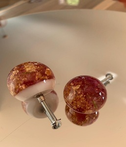 Custom Resin Door Knobs Artisan Crafted Cabinet Pull Knobs for Kitchen Furniture Bathroom <b>Wardrobes</b> and Luxury Home Decor - Product Image 1