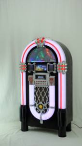 <span class=keywords><strong>Jukebox</strong></span> Digital Estilo Bar Americano <span class=keywords><strong>Vintage</strong></span> con Reproducción Bluetooth, CD, MP3, Unidad Flash USB y SD - Product Image 2