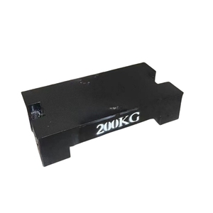 Contrapesos de Hierro Fundido con Revestimiento de Acero, Forma Plana, 100 kg, Marca Veidt, para Calibrar Básculas Digitales M1 100 kg - Product Image 4