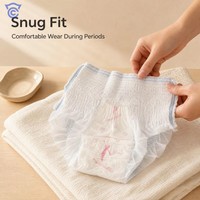 Culottes absorbantes jetables pour femmes, serviettes hygiéniques menstruelles, culottes de règles