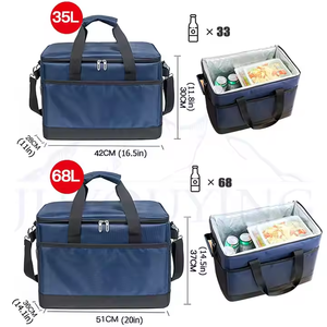 <span class=keywords><strong>80l</strong></span> oxford נייד עמיד למים מבודדים קירור תיק חיצוני מכונת פיקניק חיצוני מארגן מזון תרמי אחסון קרח - Product Image 3