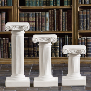JY stile scandinavo in resina romana colonna ornamenti per foto oggetti di scena sfondo soggiorno decorazioni Desktop arredamento per la casa - Product Image 5