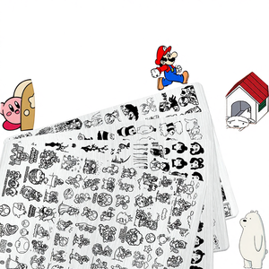 แผ่นปั๊มลายเล็บ พลาสติกสแตนเลสแท้ สำหรับพิมพ์ลายเล็บ  สำหรับผู้เริ่มต้น - Product Image 1