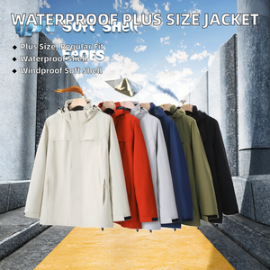 Women's Plus Size Soft Shell <b>Jacket</b> <b>Waterproof</b> Windproof Zipper Closure Regular Fit Long Autumn <b>Winter</b> Casual Outdoor Coat - Product Image 2