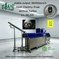 ASL BELGISI GS1 DataMatrix Fiber Laser Automatische Markering Machine Fabrikant van ingeblikte dranken Één artikel, één code, traceerbaarheid