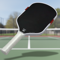 Raquette de pickleball personnalisée sans bordure, noyau en nid d'abeille, haute qualité, 16 mm, pour l'entraînement des enfants, portable, durable, équipement de divertissement