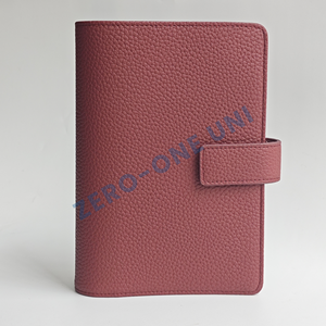 Agenda Personale A6 in Pelle PU Personalizzata, Diario con Tasche Multiple, Copertina in Pelle Semplice, Quaderno con 6 <span class=keywords><strong>Anelli</strong></span>, Raccoglitore A5 A6 - Product Image 1