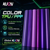 Film de protection de peinture (PPF) en TPU métallisé premium auto-cicatrisant, film de protection de peinture (PPF) en TPU haute brillance, film vinyle métallisé pour carrosserie OEM
