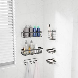 Wall-Mounted Stainless Steel Waterproof Double Tier Non-Folding Bathroom Storage <b>Rack</b> for Towel Holder - Product Image 4