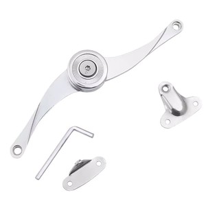 Support de porte en alliage de zinc avec bouton de réglage pour portes relevables de placard et vérins à gaz - Product Image 1