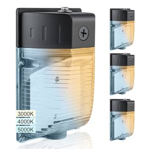 Lumière murale LED mini extérieure 15W 18W 20W 25W ETL <span class=keywords><strong>DLC</strong></span> IP65 étanche en aluminium avec diffuseur en polycarbonate, garantie 5 ans, 3000K - Product Image 1