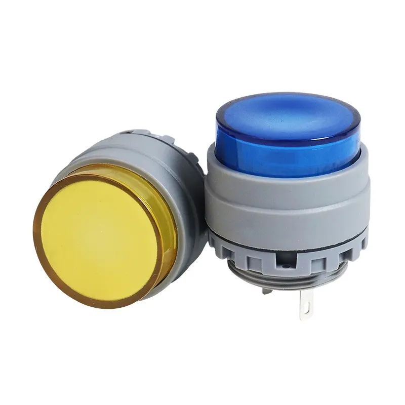 Lampu sinyal LED kualitas tinggi, lampu indikator Ultra pendek FXB-SPB1 22mm