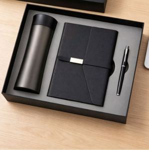 Coffret Cadeau d'Entreprise 2026 : Carnet A5 en Cuir PU, Tasse Thermos, Bloc-Notes de Luxe et Stylo – Vente en Gros Promotionnelle - Product Image 1