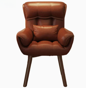 Sillón individual americano vintage de lujo, cómodo para sentarse por largos períodos, para sala de estar o estudio. - Product Image 6