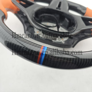 Volant en cuir lisse en fibre de carbone pour BMW G20 G30 G01 Série 3 Série 5 – Produits populaires - Product Image 4