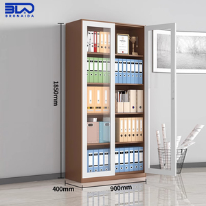 Armoire <span class=keywords><strong>à</strong></span> dossiers en métal avec serrures séparées pour chaque tiroir pour le stockage de dossiers personnels dans un bureau partagé - Product Image 1