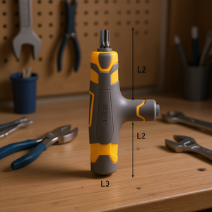 Clé Torx Fervi avec poignée en plastique L1 L2 L3 Dimensions - Product Image 3