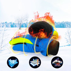 Gants de ski d'hiver pour hommes, imperméables et isolés, pour activités de plein air, fabrication OEM disponible, gants de ski de bonne qualité - Product Image 2