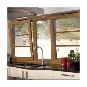 <span class=keywords><strong>Fenêtre</strong></span> passive inclinable et tournante en aluminium de style américain Prima Fenêtres à volet quadruple Conception personnalisée Offre Spéciale - Product Image 4